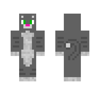 Grey Cat [Guy] - Cat Minecraft Skins - image 2