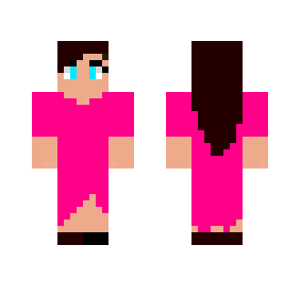 Pink dress prom girl - Girl Minecraft Skins - image 2