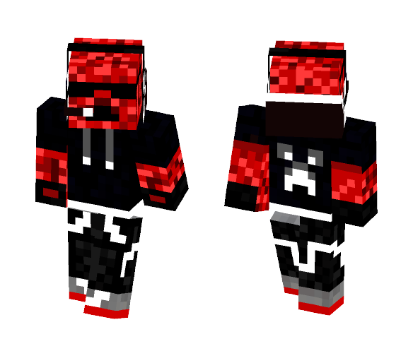 Red Stylish Creeper - Other Minecraft Skins - image 1