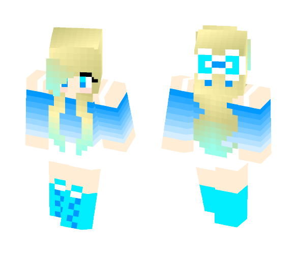 Ice girl - Girl Minecraft Skins - image 1