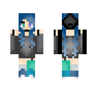 Radiant Blue ~ST~ - Female Minecraft Skins - image 2