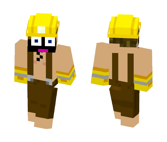 Dirty coal miner - Male Minecraft Skins - image 1