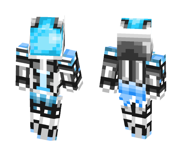 Ice Robot - Male Minecraft Skins - image 1