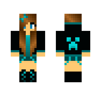 green creeper girl - Girl Minecraft Skins - image 2