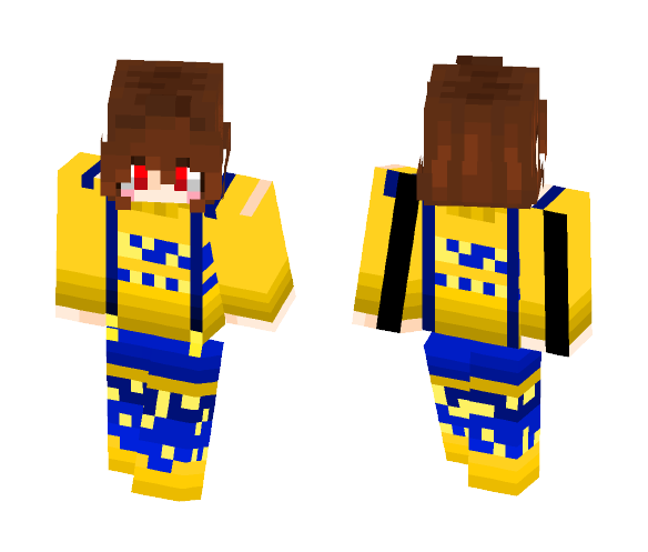 OuterTale Chara - Female Minecraft Skins - image 1