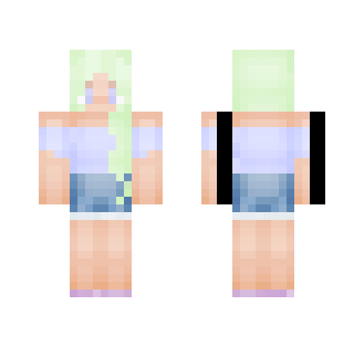 Summer Girl (shaded) - Girl Minecraft Skins - image 2