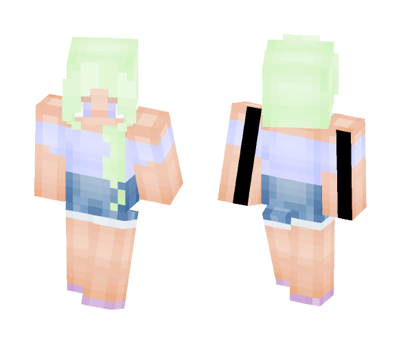 Summer Girl (shaded) - Girl Minecraft Skins - image 1