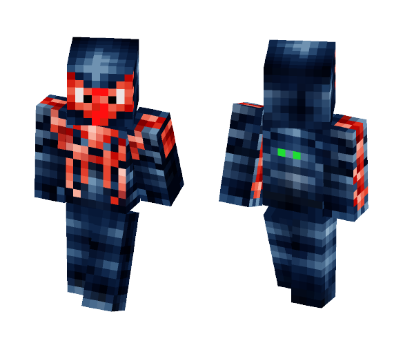 My spider man 2099 skin with eyes!