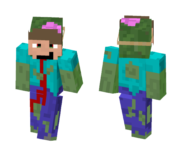 Pranker Zombie - Interchangeable Minecraft Skins - image 1