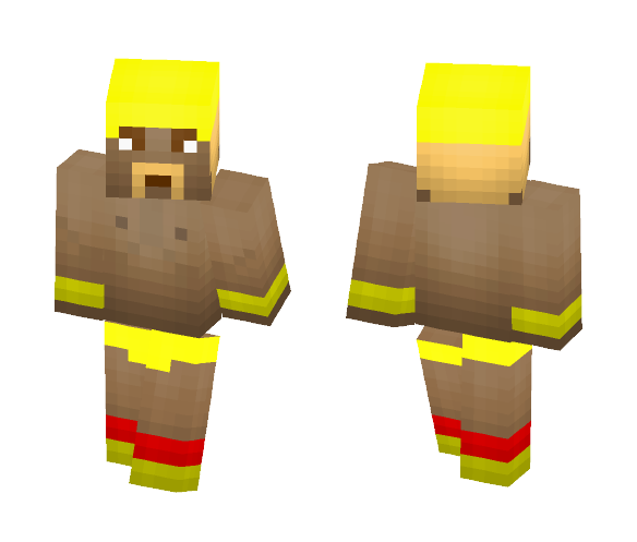 Hulk Hogan (SHADED) - Comics Minecraft Skins - image 1