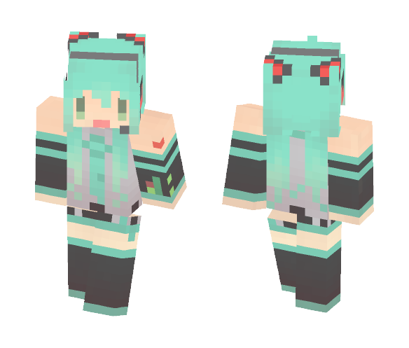 Vocaloid | Hatsune Miku - Female Minecraft Skins - image 1