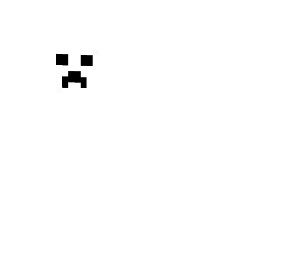 White creeper ghost thingy - Male Minecraft Skins - image 1