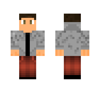 Gray Jacket Guy - Male Minecraft Skins - image 2