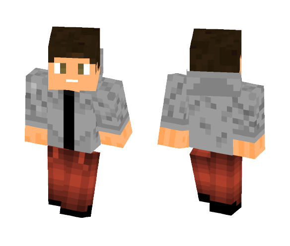 Gray Jacket Guy - Male Minecraft Skins - image 1