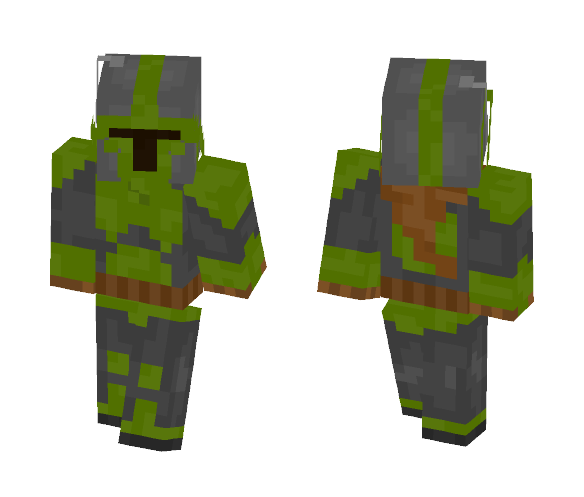 Star Wars Green Mandalorian - Male Minecraft Skins - image 1