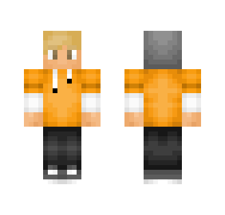 Orange Gamer - Male Minecraft Skins - image 2