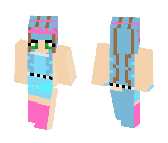Erika rock outfit - Female Minecraft Skins - image 1