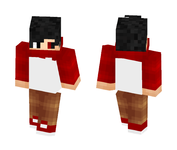 Red Boy Ghoul - Boy Minecraft Skins - image 1