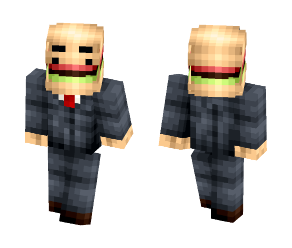 Burger Face - Male Minecraft Skins - image 1