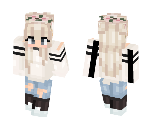 simple and cutie ◑▽◐ - Female Minecraft Skins - image 1