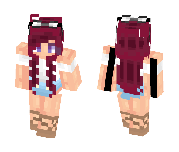 Cαsυαl Bεαch | Αυτυmη - Female Minecraft Skins - image 1