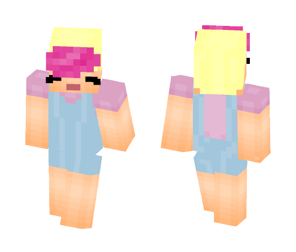 Dyed Hair w/ Jumper - Male Minecraft Skins - image 1