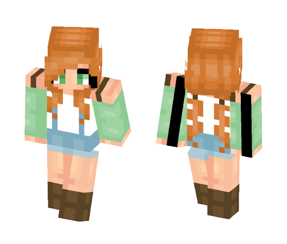 Mint Ice Cream - Female Minecraft Skins - image 1