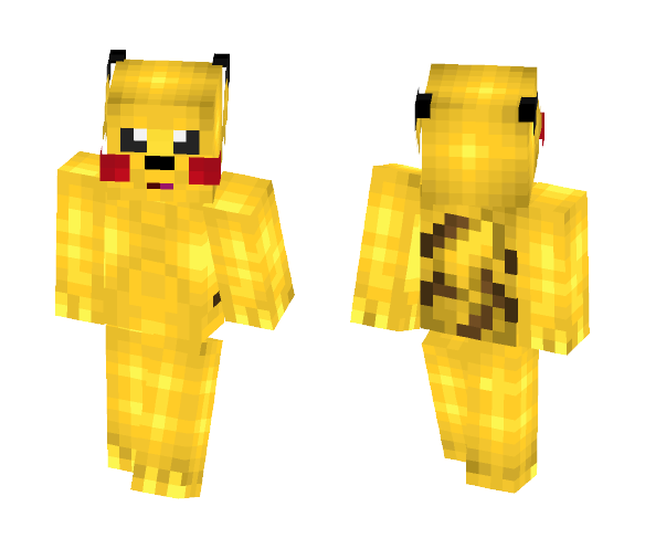 Pikachu (Pokemón) - Male Minecraft Skins - image 1