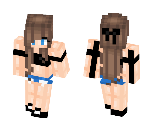 me summer wear(personal) - Female Minecraft Skins - image 1