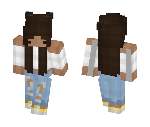 ripped jeans - Female Minecraft Skins - image 1