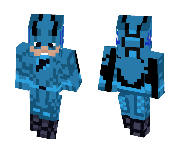 Blue Lantern Flash - Male Minecraft Skins - image 1
