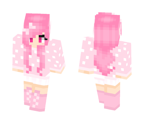 Pink Pastel Girl - Girl Minecraft Skins - image 1