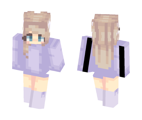 Feeling Purple - Female Minecraft Skins - image 1