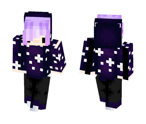 Dat Ombre and Galaxy tho~ - Male Minecraft Skins - image 1