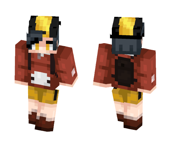 Persona(Trainer Gold ) - Male Minecraft Skins - image 1