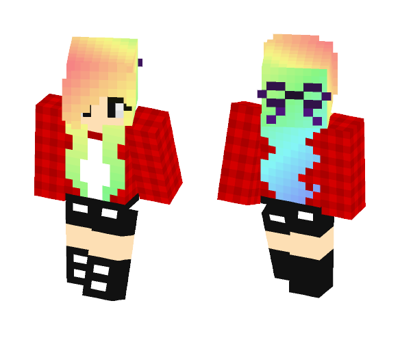 Red Flannel - Female Minecraft Skins - image 1