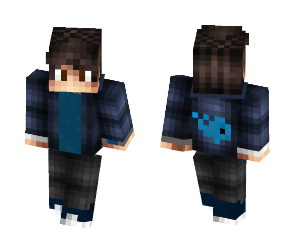 Whale Hoodie - Male Minecraft Skins - image 1