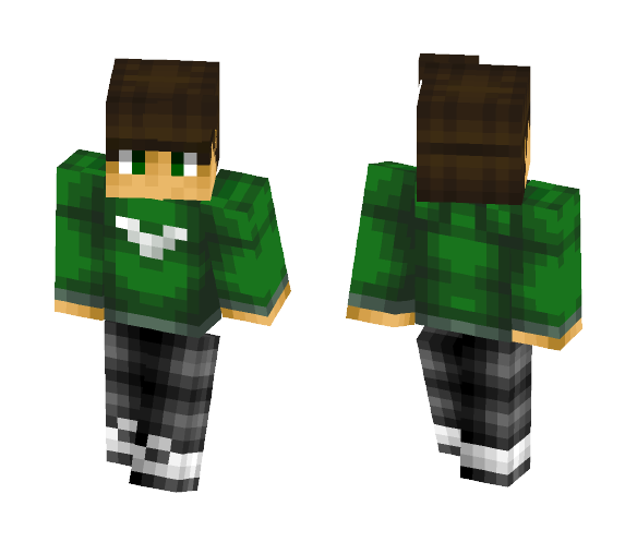 Green Tryhard - Male Minecraft Skins - image 1