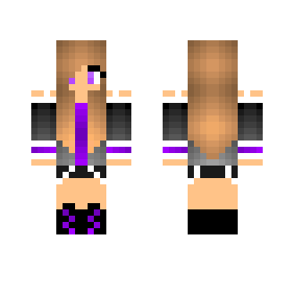 blonde girl purple - Girl Minecraft Skins - image 2