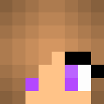 blonde girl purple - Girl Minecraft Skins - image 3