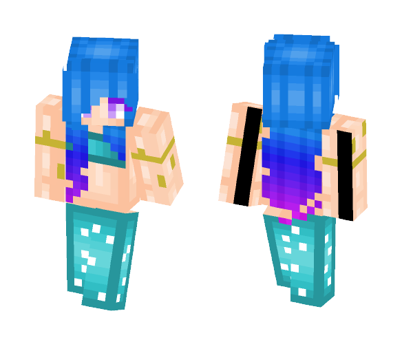 Aurora *( Mermaid Collection)* - Female Minecraft Skins - image 1