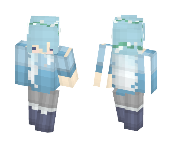 blue - Female Minecraft Skins - image 1