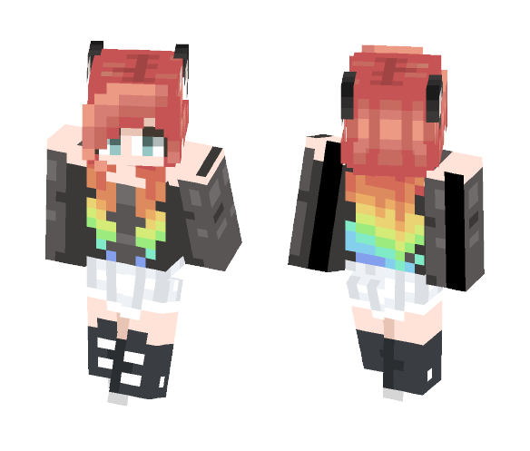 Rainbows - Female Minecraft Skins - image 1
