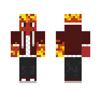Hot Fire Guy - Male Minecraft Skins - image 2
