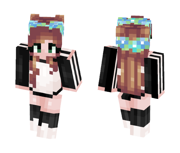 skin trade sorta thing w/ blvrred - Female Minecraft Skins - image 1