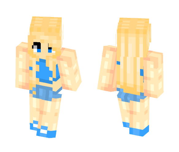 €łłα | Adorable Blonde - Female Minecraft Skins - image 1