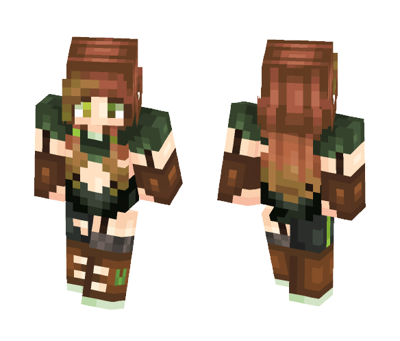 Corrupted Fel Energy - Female Minecraft Skins - image 1
