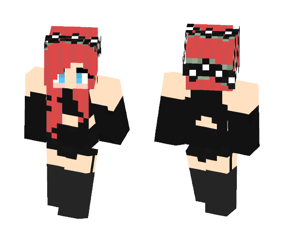Cute redhead girl - Cute Girls Minecraft Skins - image 1