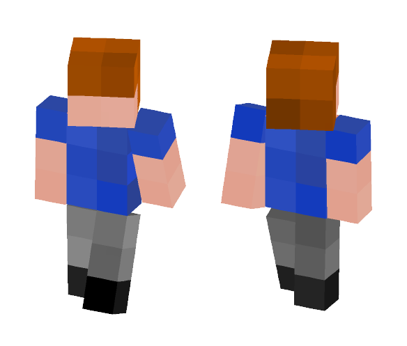 2 Pixel Wide Skin - Male Minecraft Skins - image 1