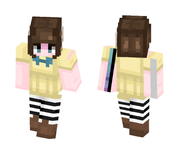 all i want is my kitty | Fran Bow - Female Minecraft Skins - image 1